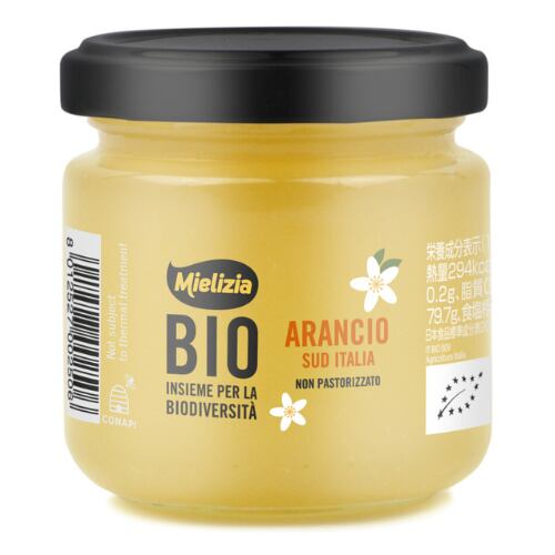 【ミエリツィア】オレンジの有機ハチミツ 110g【オーガニック】