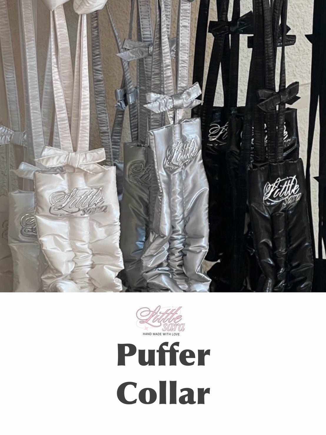 予約【littlesara】Puffer Collar (3color)