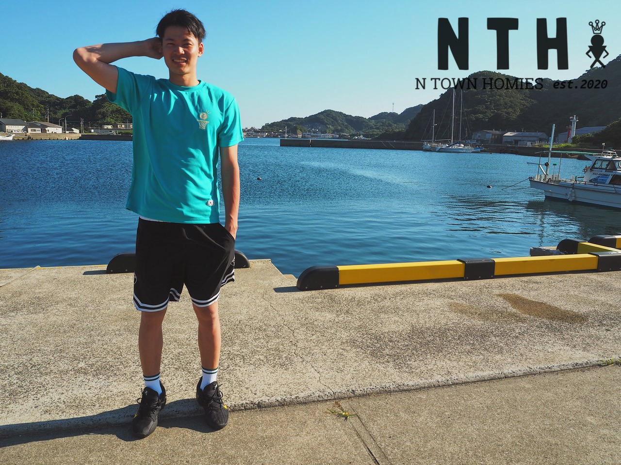 2021 SS “BASKETBALL RIM(DRY)”colour Mintblue×Beige - 3