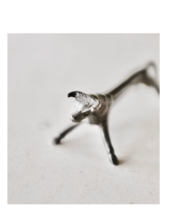 フランス 黙想する動物たちとカトラリーレスト 雄牛さん アンティーク