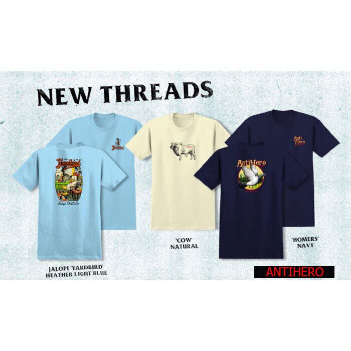 ANTIHERO JALOPI YARDBIRD S/S HOMERS S/S アンチヒーロー Tシャツ