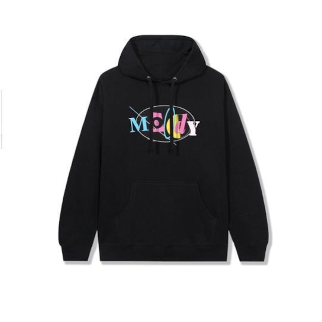 ANTI SOCIAL SOCIAL CLUB  MOODBORED BLACK HOODIE  BLACK