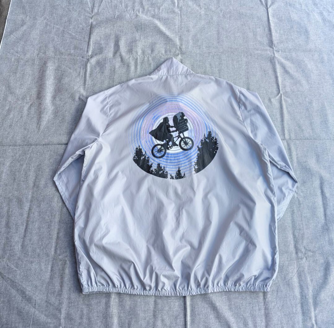 E.T limited line nylon print jaket 小岩店