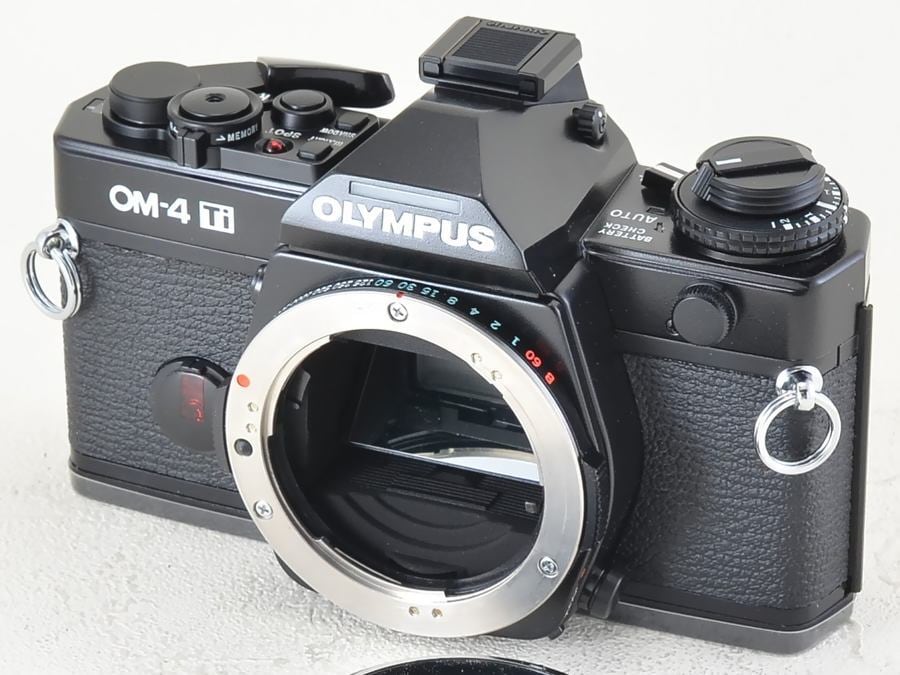 OLYMPUS OM-4 Ti ブラックボディ 元箱付 オリンパス（21036