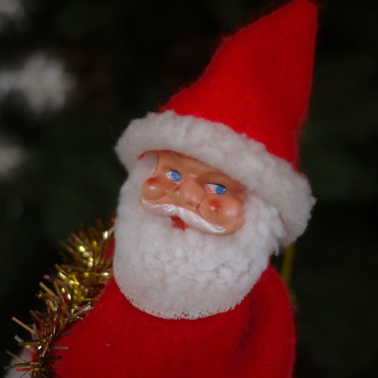 サンタクロースツリートッパー人形 ヴィンテージ ドイツ