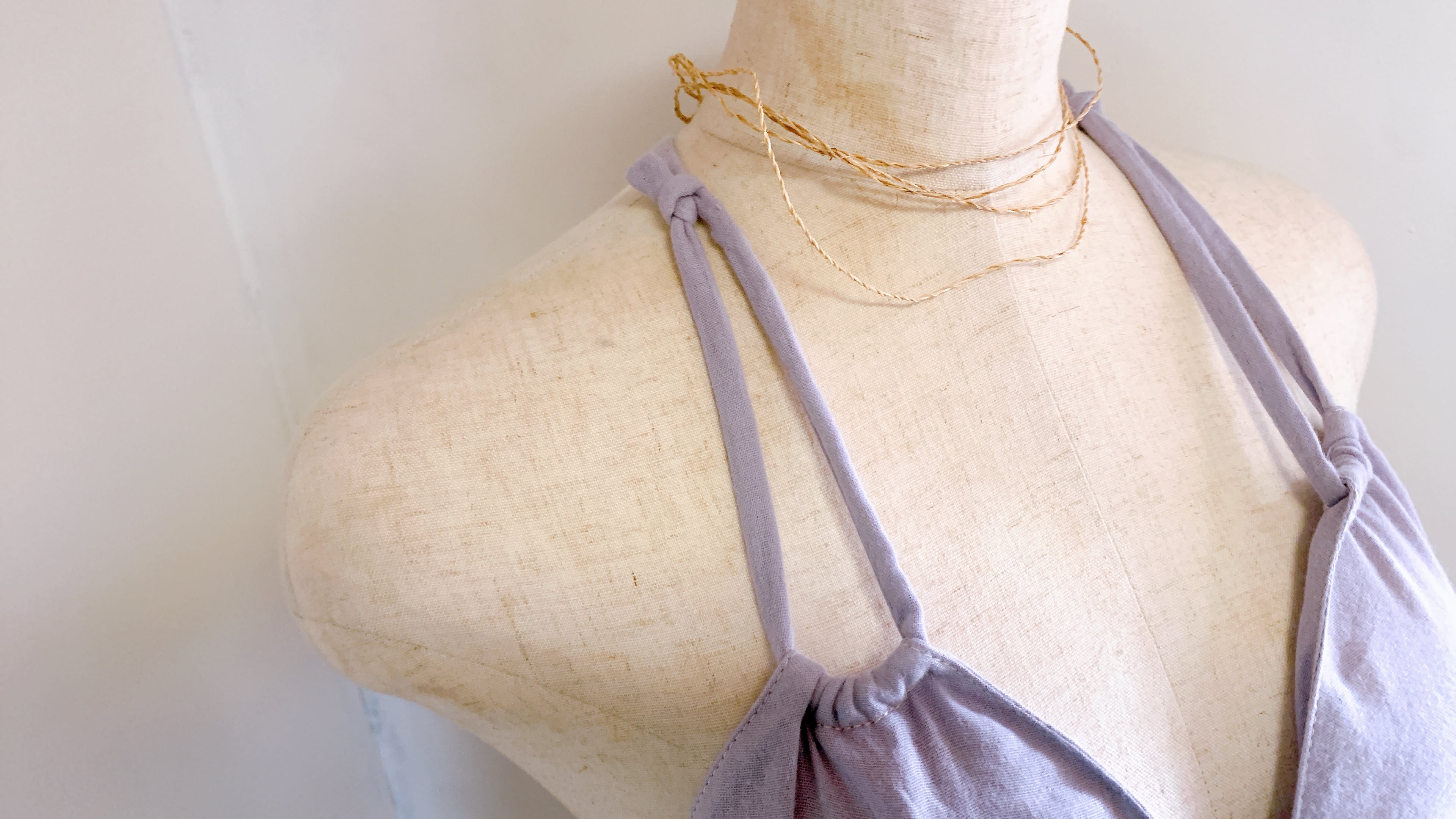 　締めつけない下着　“ゆる〜りブラ“ ラベンダー　第7チャクラ