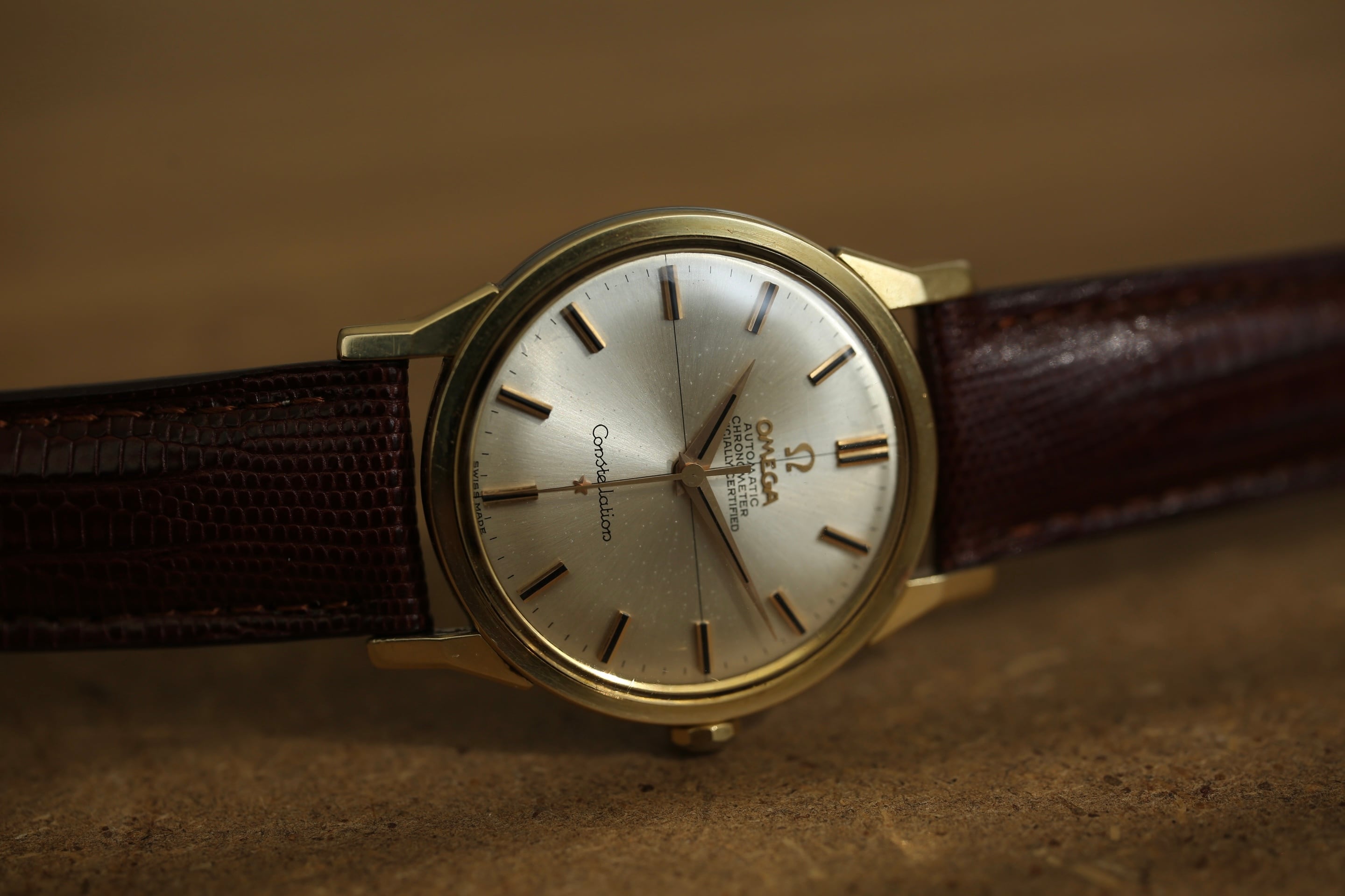 OMEGA】1961年製 オメガ コンステレーション ノンデイト ドッグレッグ