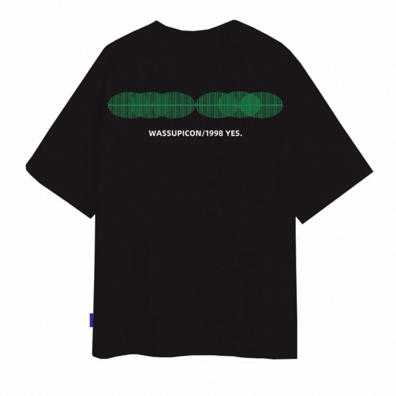Sound wave graphic print tee 1391 - 10