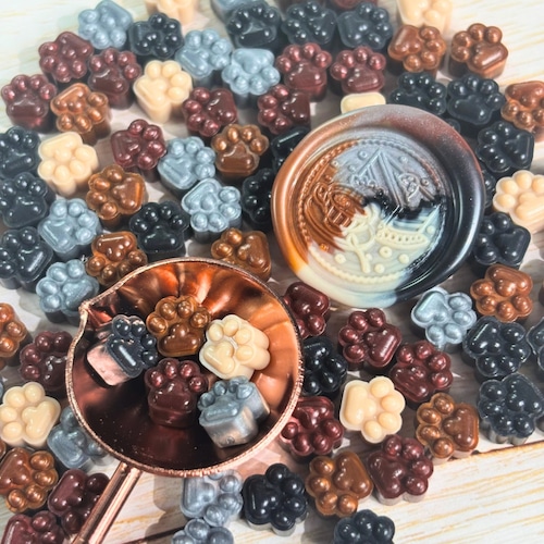 【肉球型】【5種ミックス】アニマルフィートキャット【約100粒】＃SWBA-C