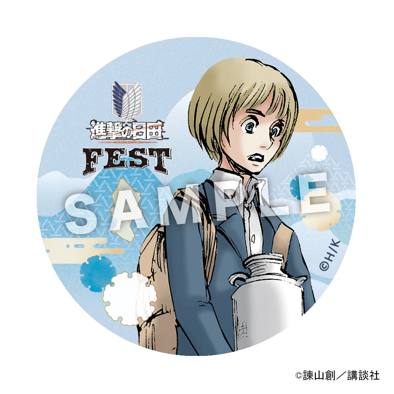 進撃の日田フェスタ」缶バッジ10種セット(空色) | hyappyo Official Shop