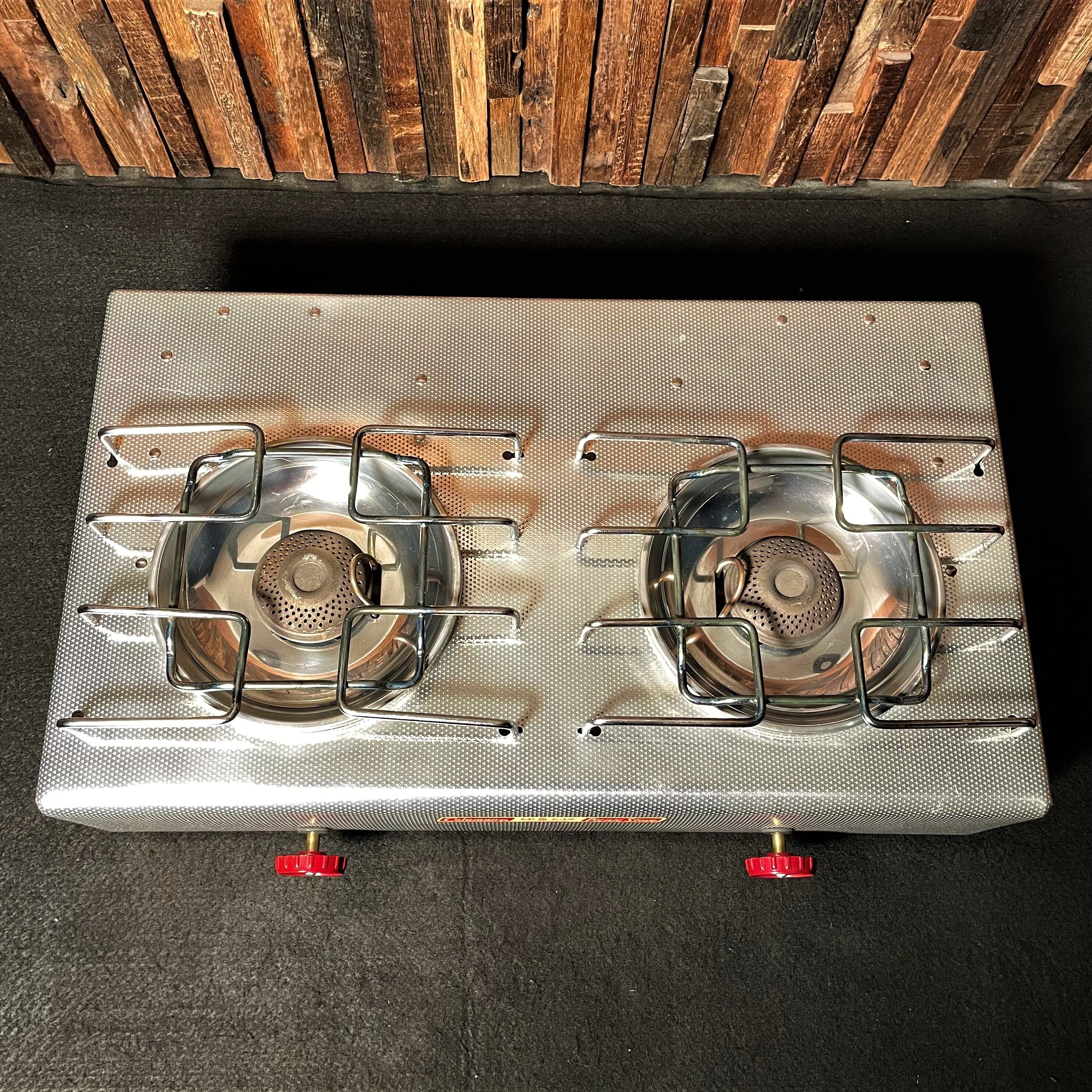 ヴィンテージコールマンストーブ ヴィンテージ コールマン 2バーナー ピクニック ストーブ