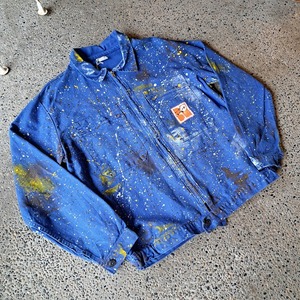 "painted custom" フレンチワーク エンジニアジャケット used [404027]