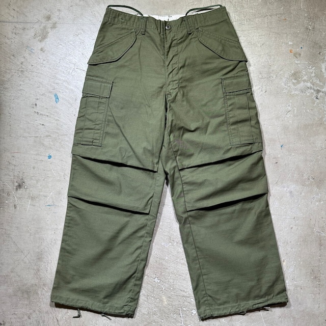 60's U.S.ARMY M-65 フィールドパンツ R.L.DAVIS MFG CO.INC.  DSA100-68-C-2627 米軍 RAPID アルミジッパー SHORT-SMALL W27～W32相当 USA製 希少 ヴィンテージ BA-2454 RM2873H