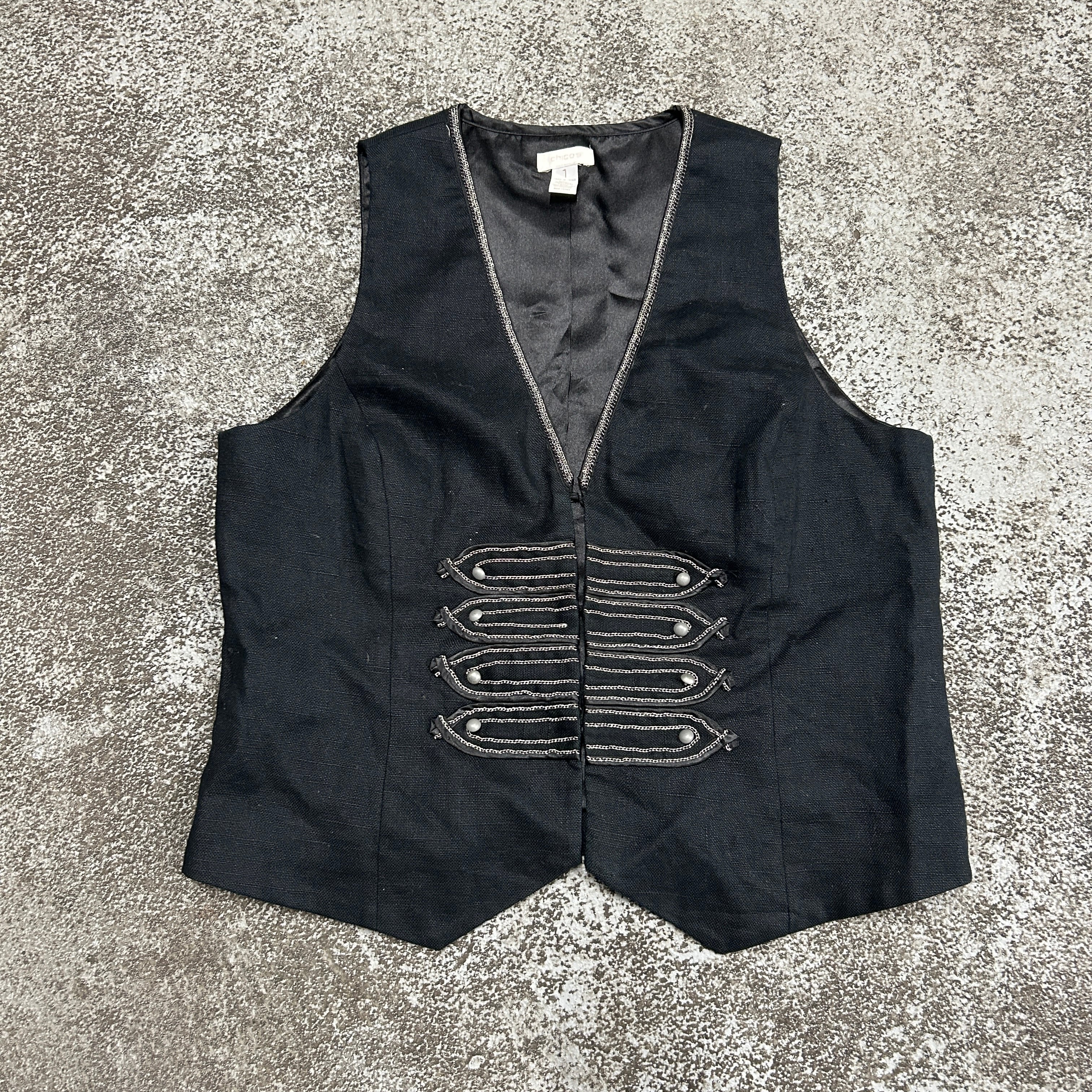 OLD CHINA design vest black r