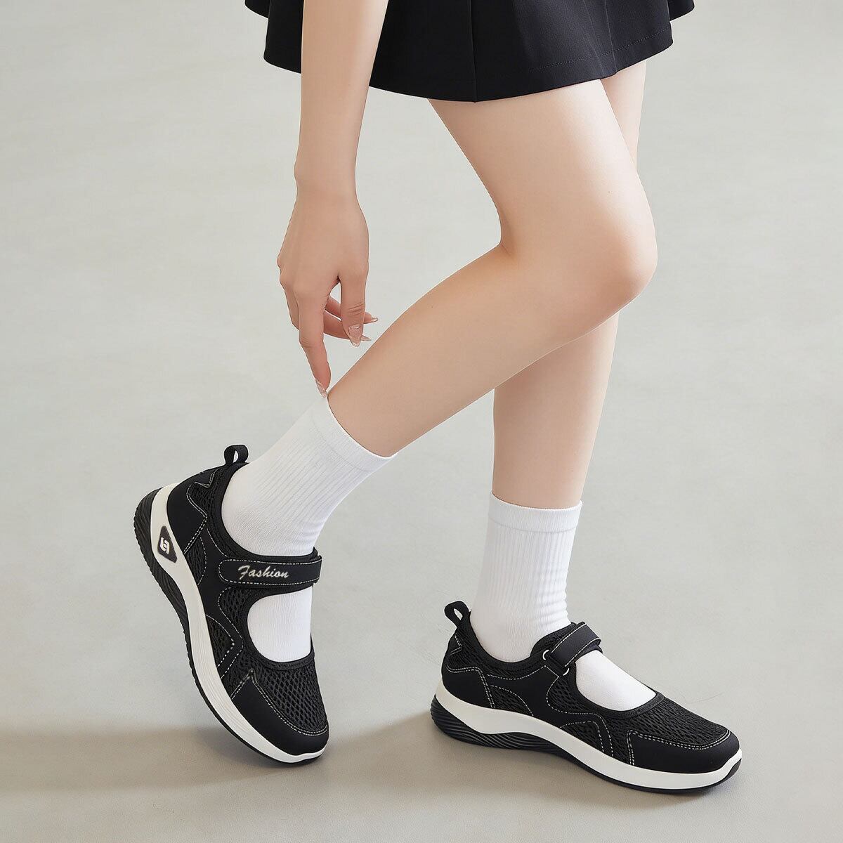 スニーカー マジックテープ レディース 春夏 韓国 メッシュ 通気性 通勤 通学 おしゃれ 蒸れない ローカット 学生 大人 カジュアル 軽量 履きいやすい 歩きやすい 大人可愛い 大人女子