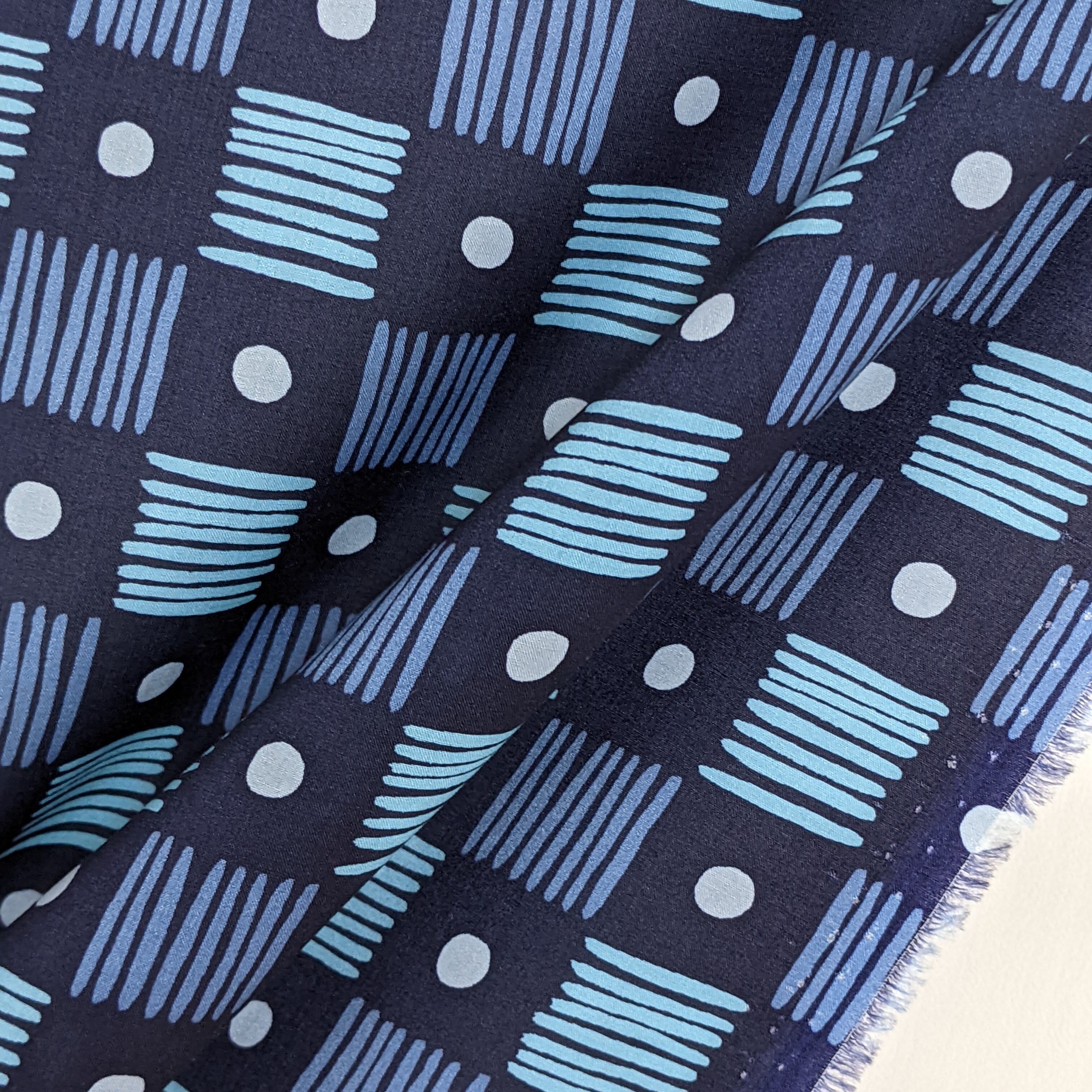 ◆輸入 リバティ LIBERTY タナローン Dotty Check ドッティチェック 約130×50cm