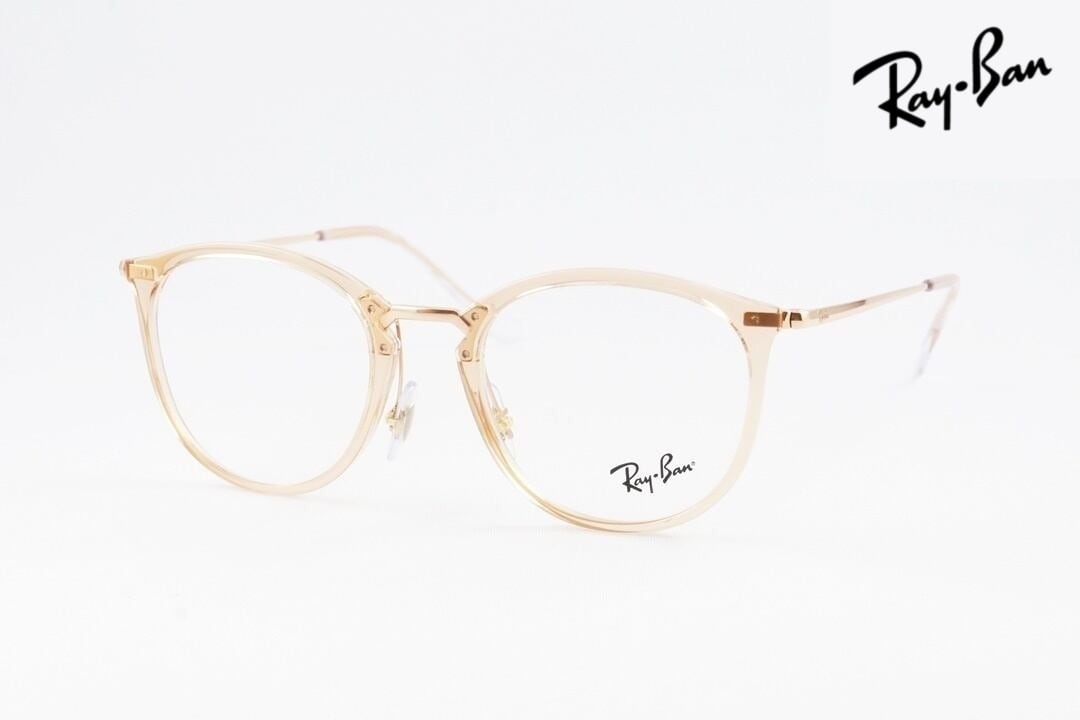 Ray-Ban クリア メガネ RX7140 8124 49サイズ 51サイズ ボスリントン