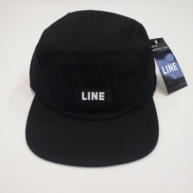LINE：FOREVER 5-PANEL BLACK　Lineskis　ライン　キャップ