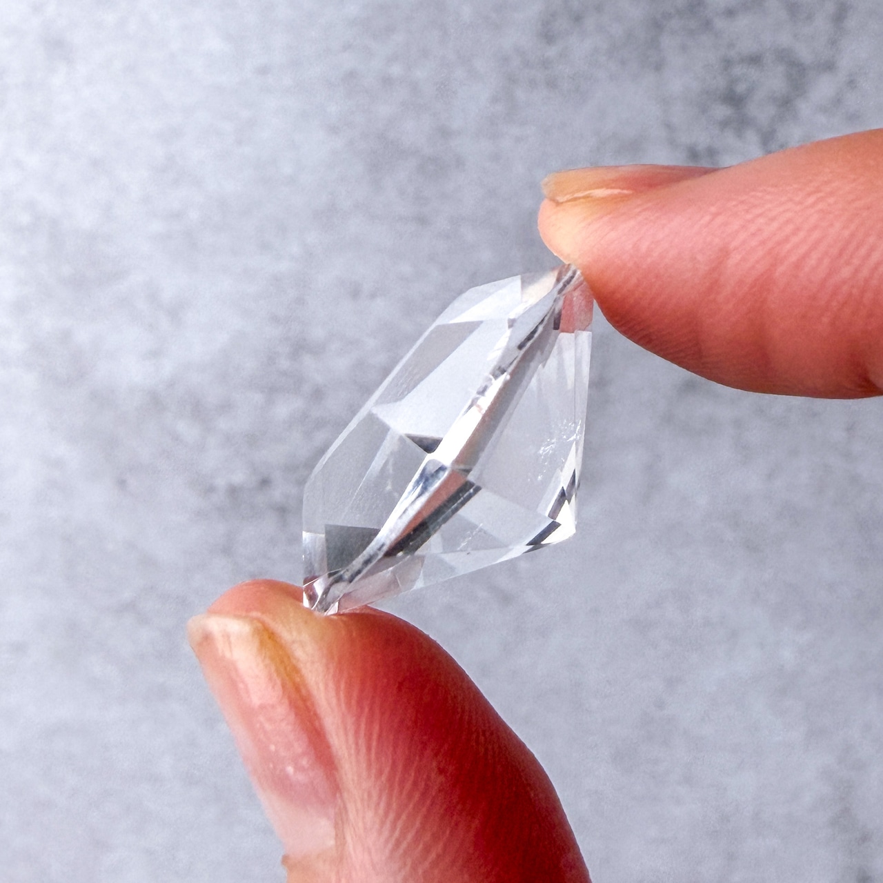 クリアクォーツ|ハートファセットカット|ランダム1点 * Clear Quartz * 天然石