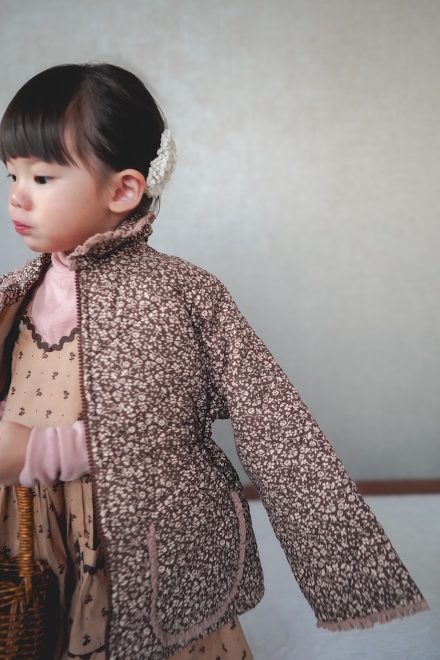 little cotton clothes/Elsie Jacket Bracken Floral