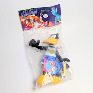 ☆VINTAGE 1996☆【 Looney Tunes ( ルーニーテューンズ ) / Space Jam 】 ダフィー・ダック McDonald's ミールトイ / ぬいぐるみ / プラッシュ 〚アメリカン雑貨 アメトイ〛