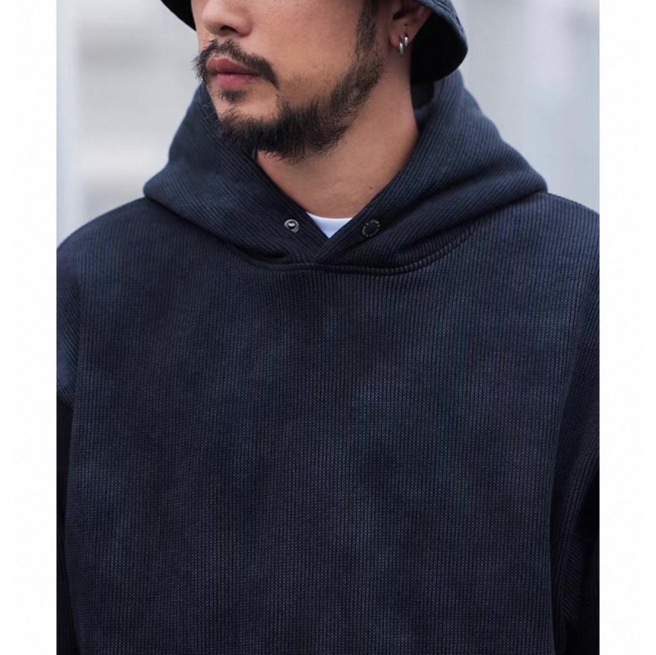 Vintage tone street hoodie 1214 - 2