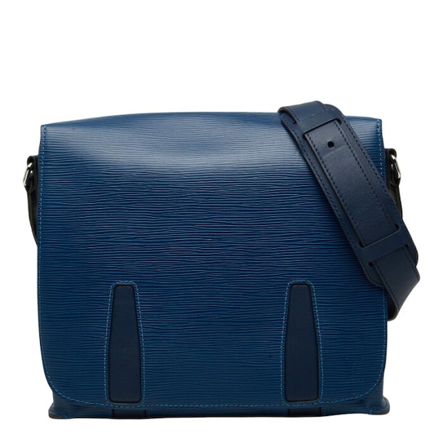 ルイ ヴィトン エピ ハリントンメッセンジャーPM ショルダーバッグ M53407 ブルーアズール レザー レディース LOUIS VUITTON 【中古】