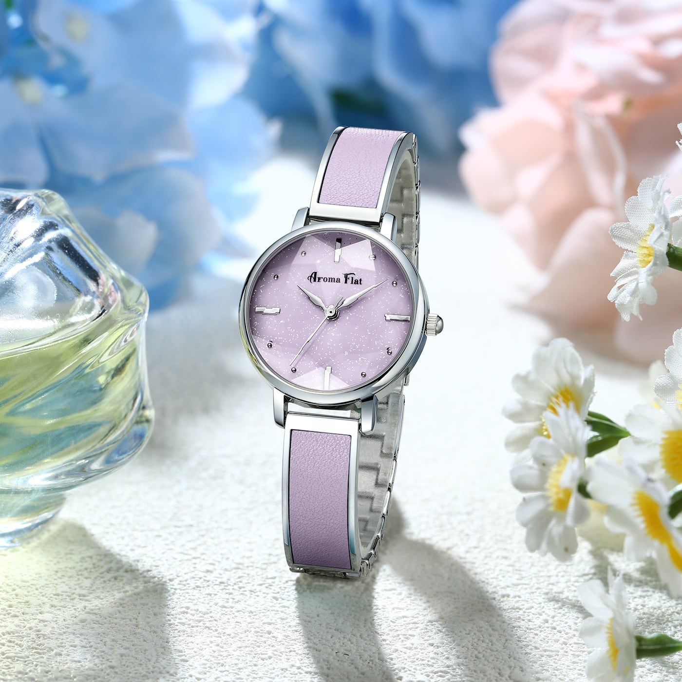 AromaFlat AF-Z1033 Scooping Star(Light Purple) 腕時計 レディース