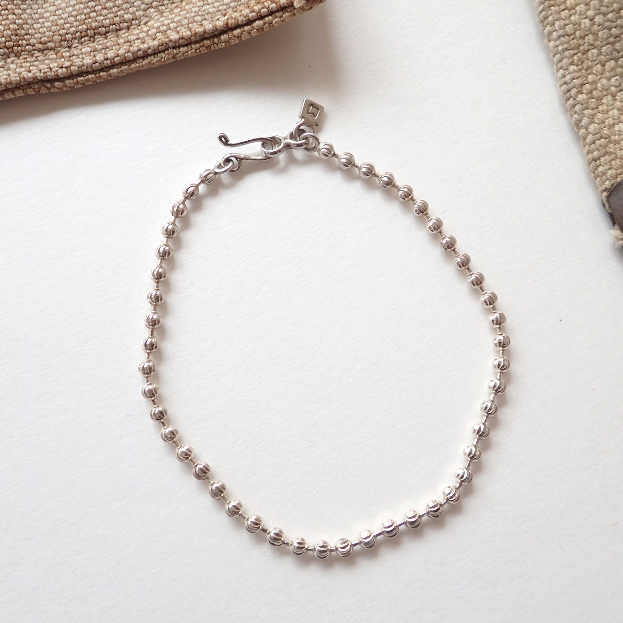 Facet Ball Chain Bracelet