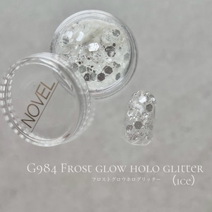 G984 Frost glow holo glitter ( ice )