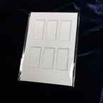 オリオン 色採集マット 和  [真珠・6窓 A]