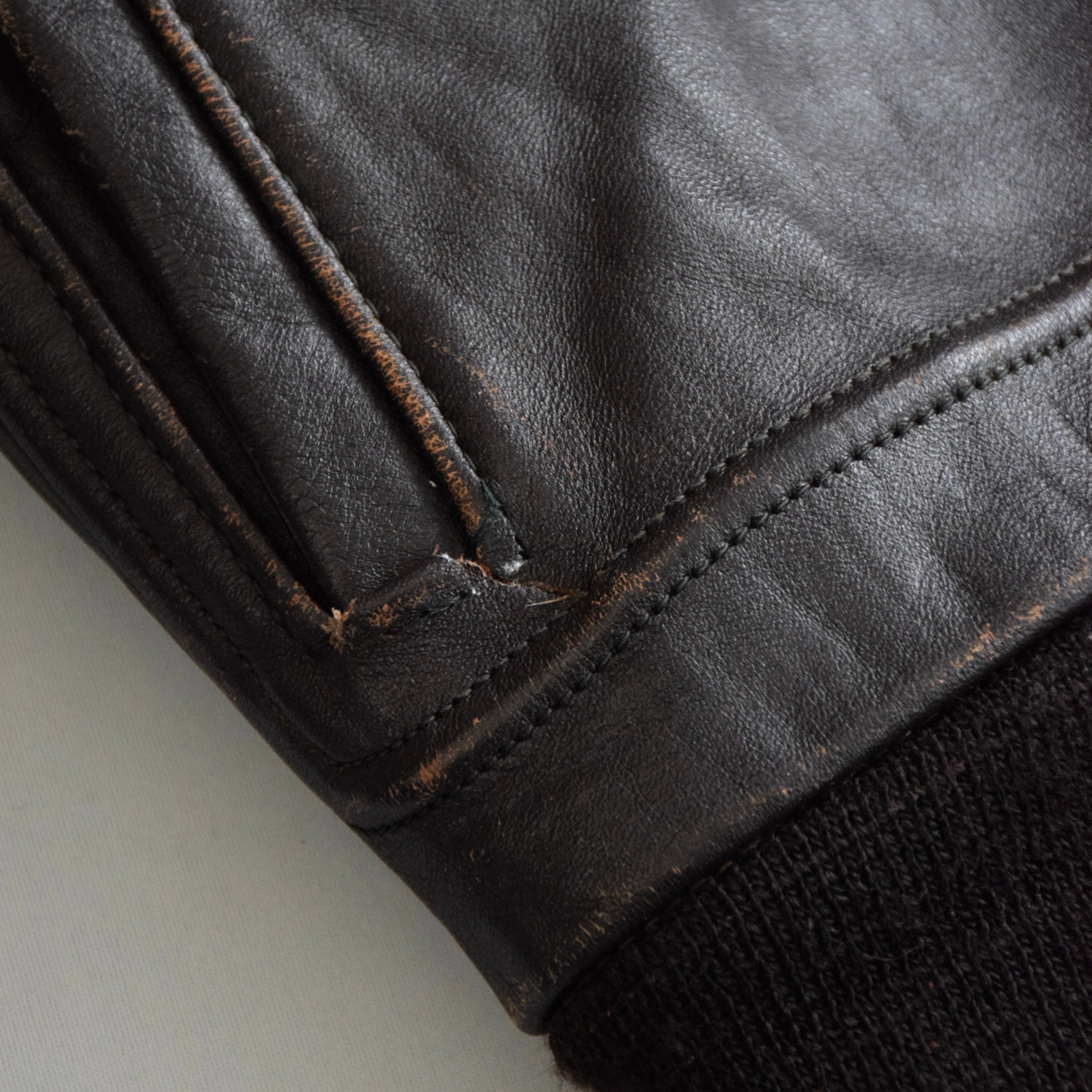 70s Schott A-2フライトレザージャケット メンズ38 ブラウン ショット
