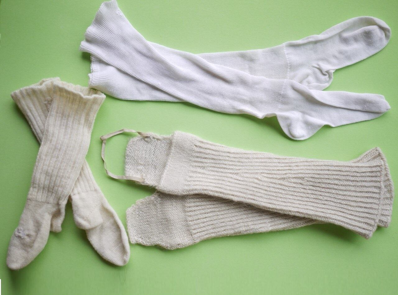 ドール服 白い靴下3P