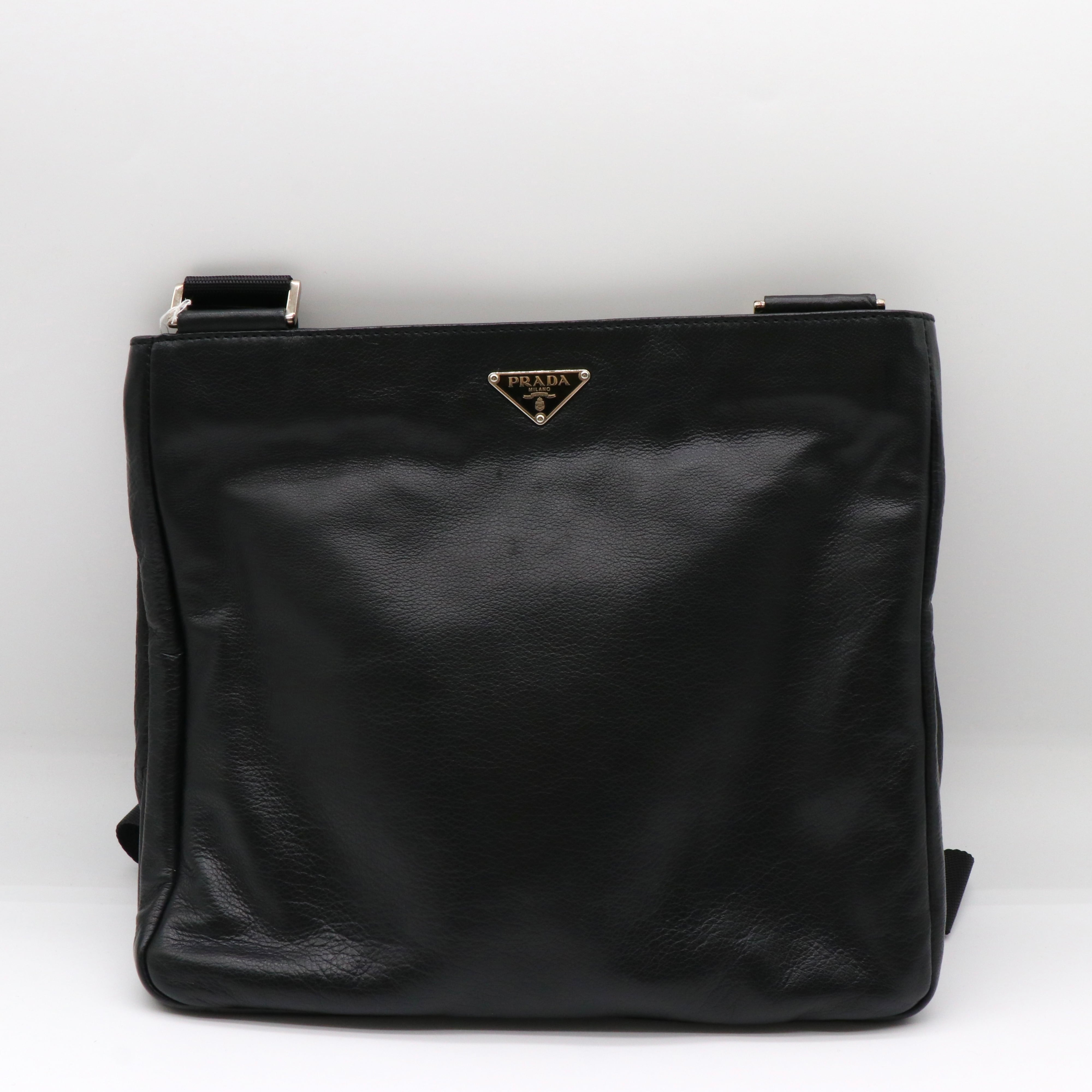 PRADA レザーバッグ ナイロン ブラック プラダ 付属品付き