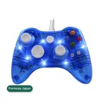 Formosa Japan Xbox 360 USB 有線 ゲームコントローラー Xbox360 対応 透明青