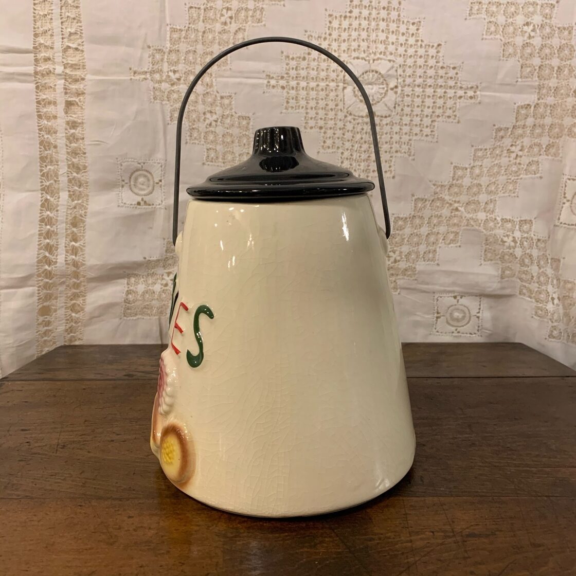 COOKIES Jar USAクッキージャー フタ付き陶器の小物入れ | Pay ID