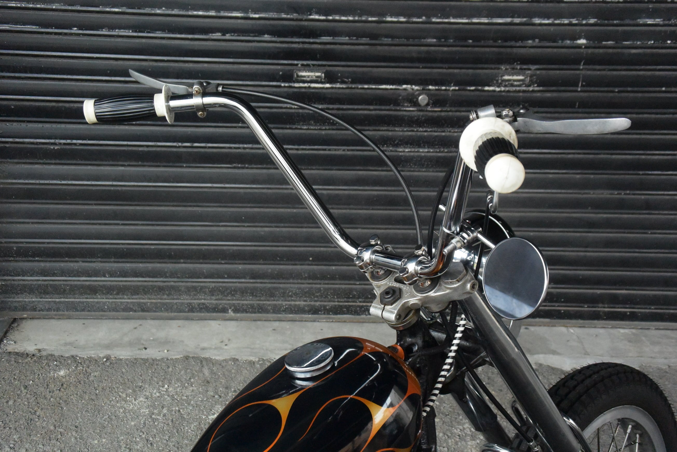 chopper uphandle 【10インチ narrow 素地】1incbar daihan handlebars