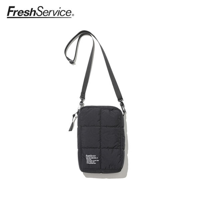 FreshService フレッシュサービス QUILTED CUBE BAG S ブラック　FSP253-90187