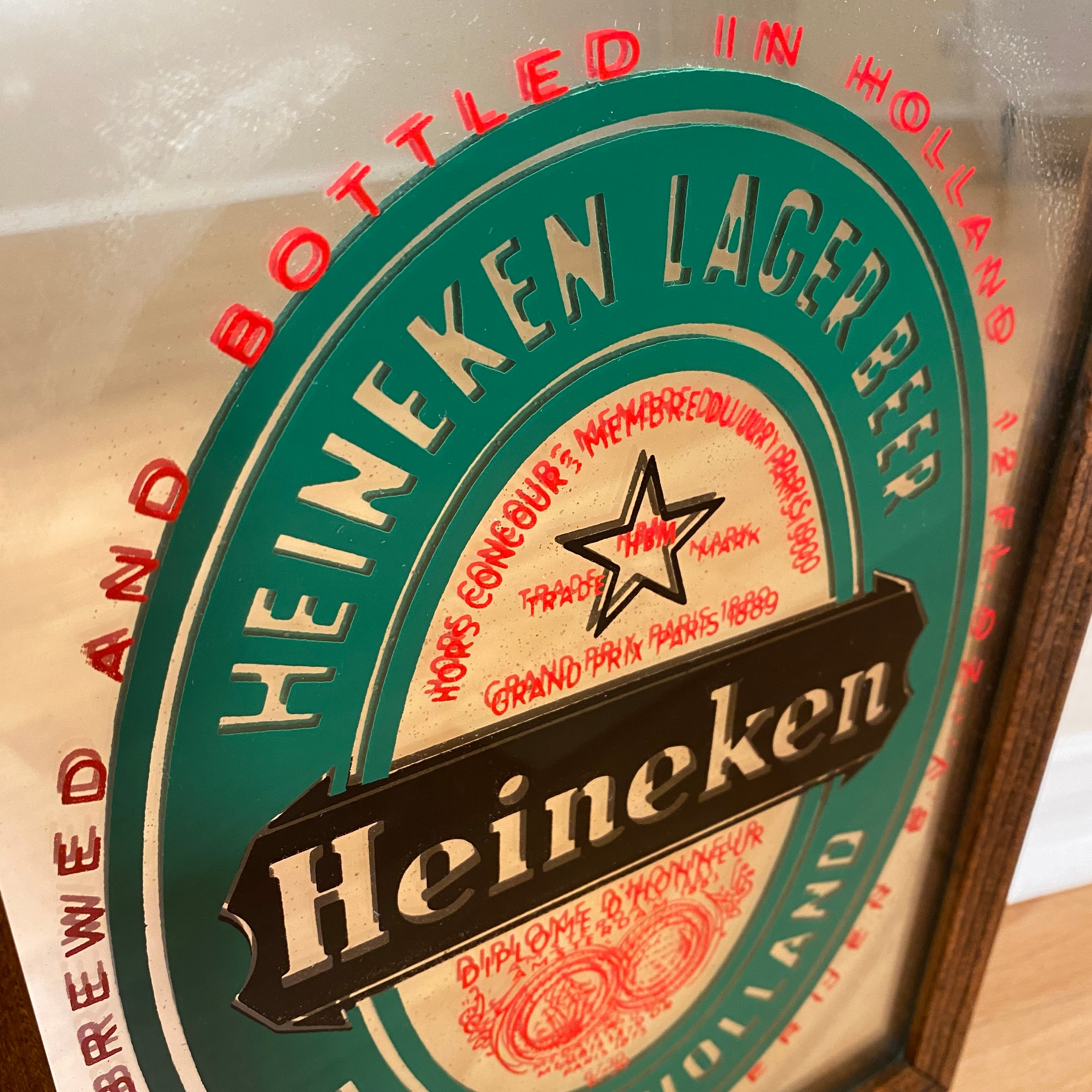 USA【パブミラー】 Heineken ハイネケン ミラー - 鏡