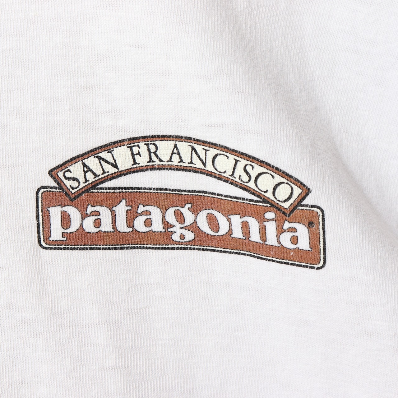 美品 XL USA Patagonia サンフランシスコ パタゴニア 白Tシャツ San Francisco ストアT 葛飾北斎