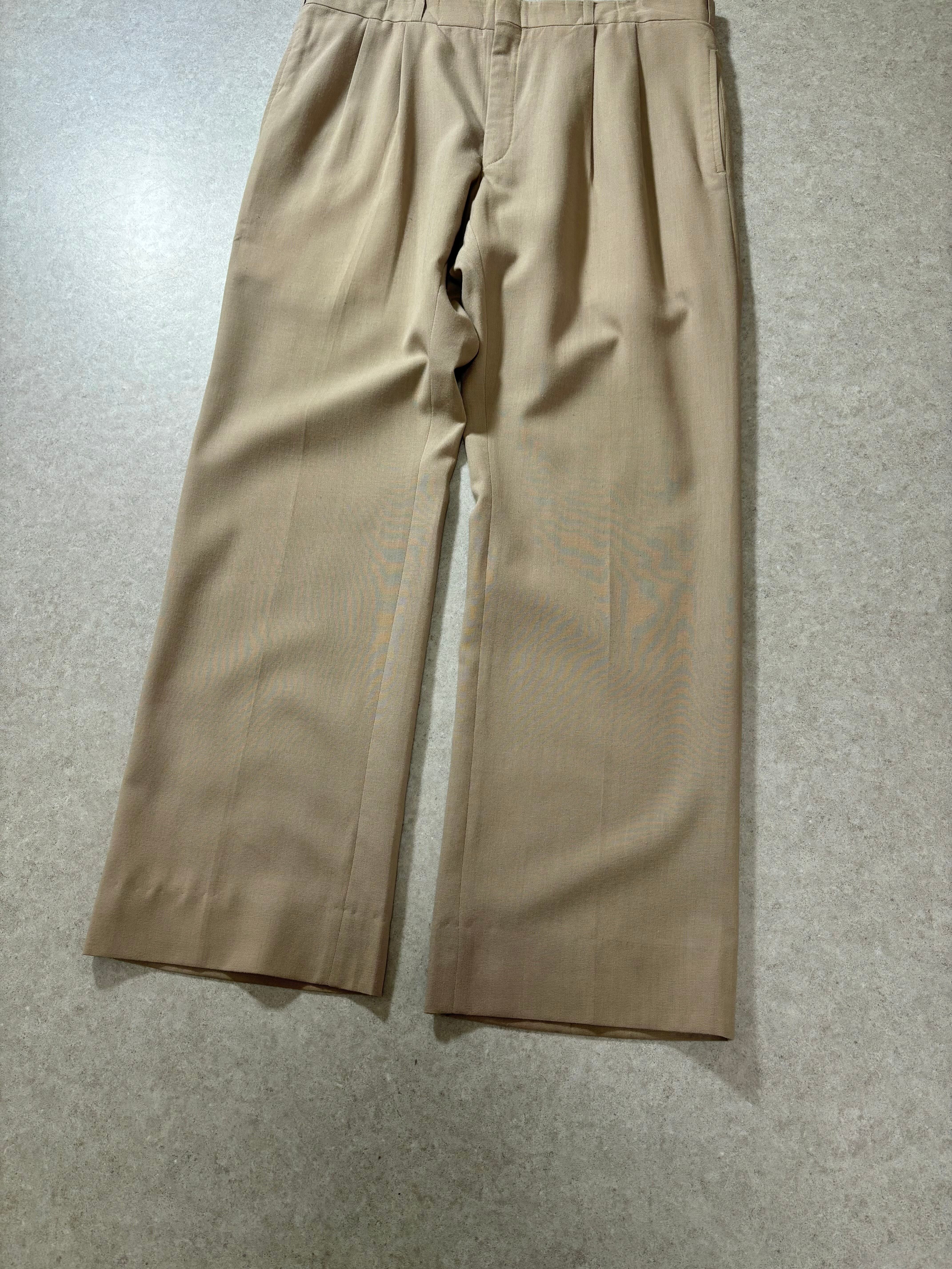 42 TALON zip” slacks ivory | 古着屋2000