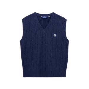SG Cable Knit vest(Navy)