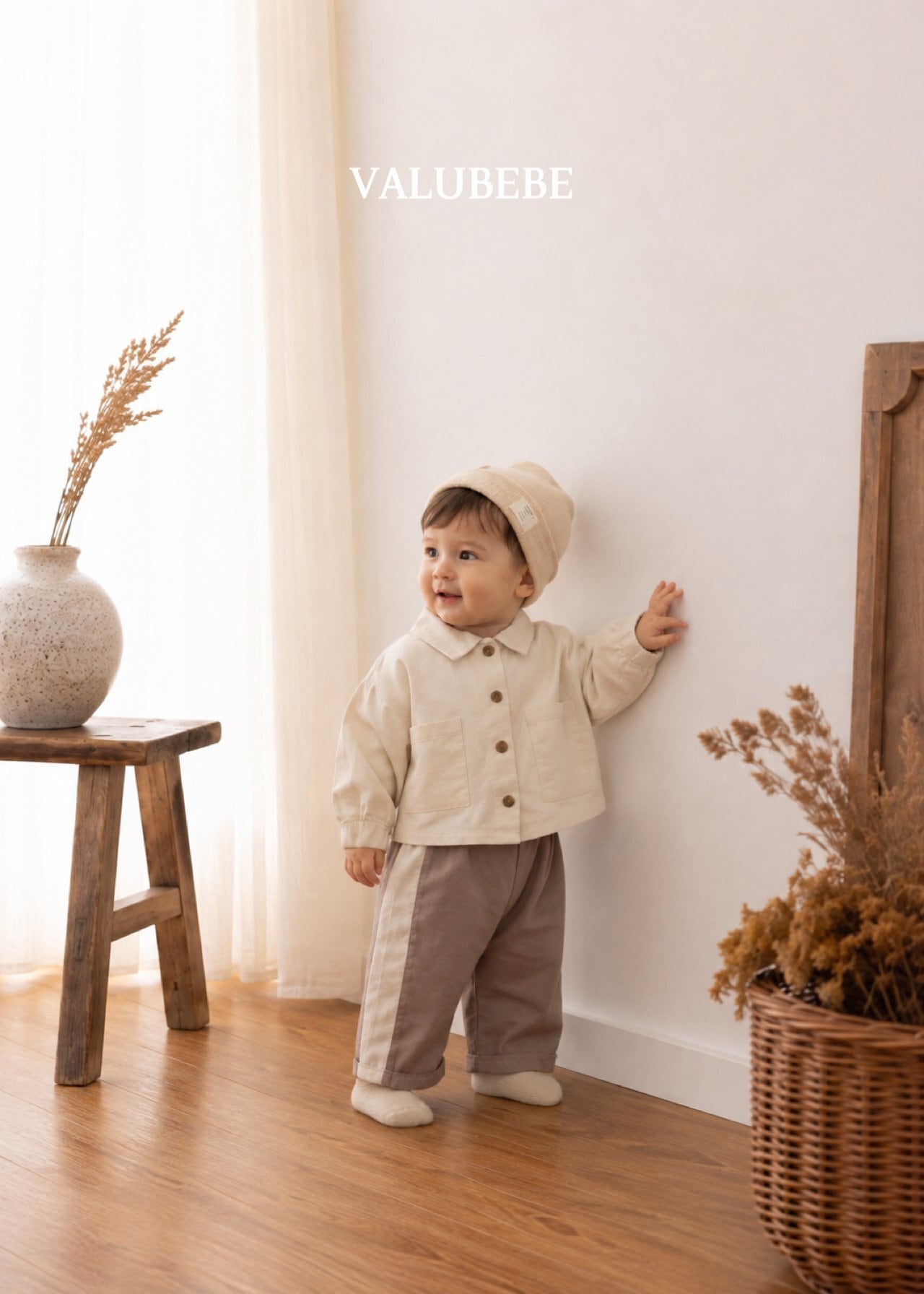 送料無料【予約】/ ラビー配色パンツ / valubebe