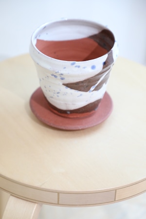 パラキートポット/陶器鉢