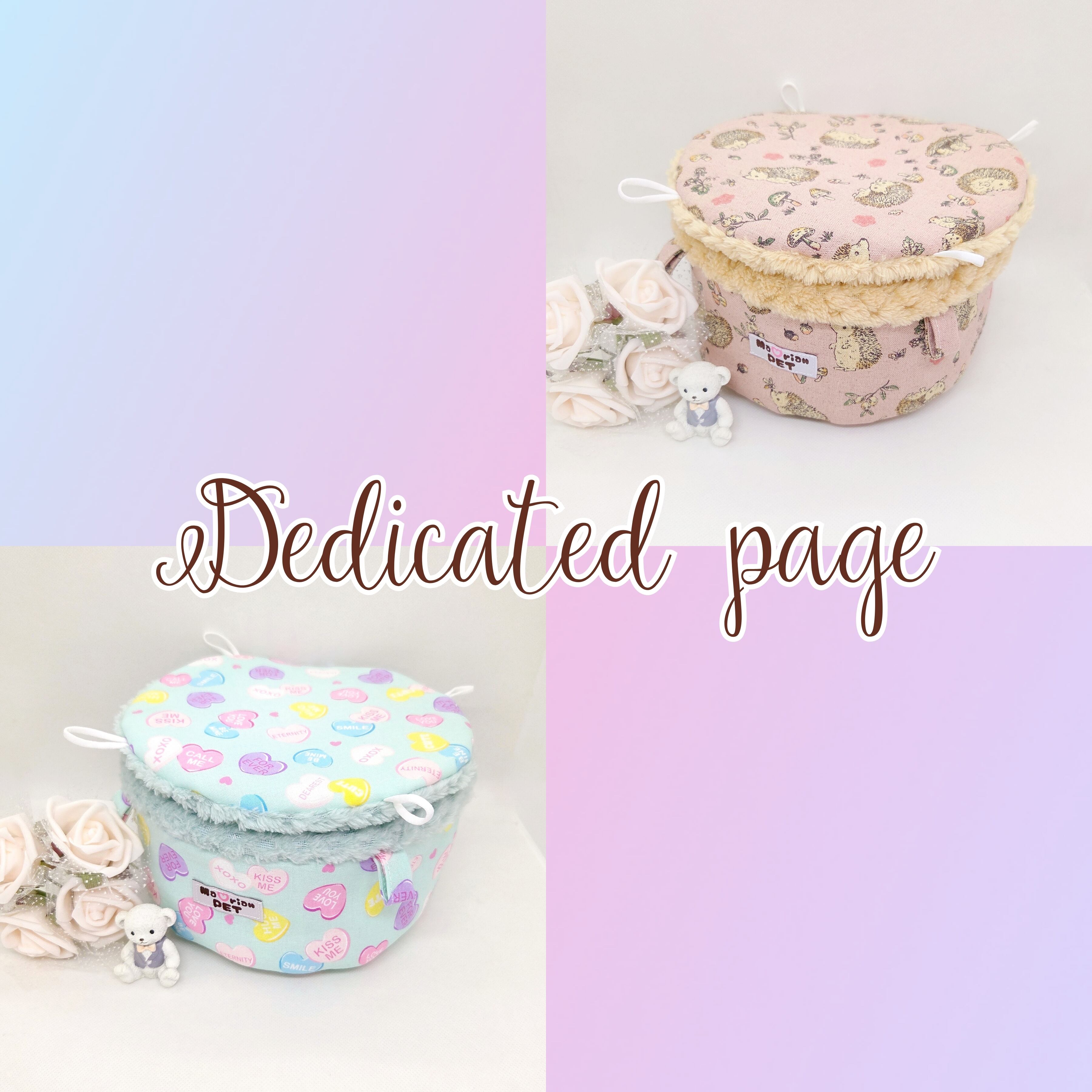 お客様ご専用ページ☘バーレルポーチLサイズ