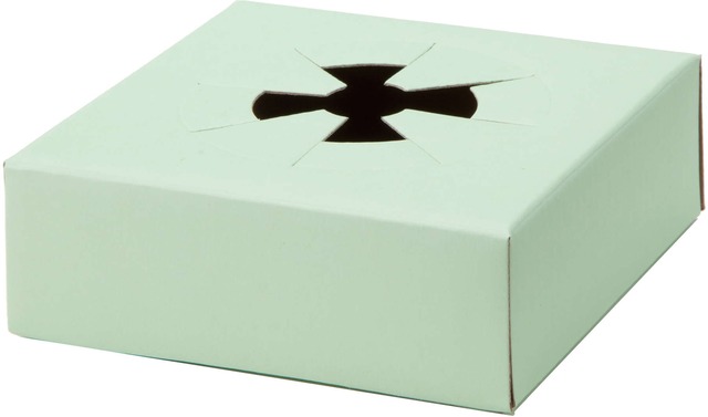 ペーパートレイＳ１０Ｐ（１１８＊４０）　ＧＲ　グリーン系　MB-0032GR　4961823750977　ラッピング・梱包資材 > ラッピング箱・梱包箱