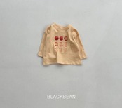 韓国子供服 / 26Autumn / Blackbean / アップルTシャツ / キッズ服  / ベビー服 / 秋服 *S(69㎝)~XL(120㎝)*