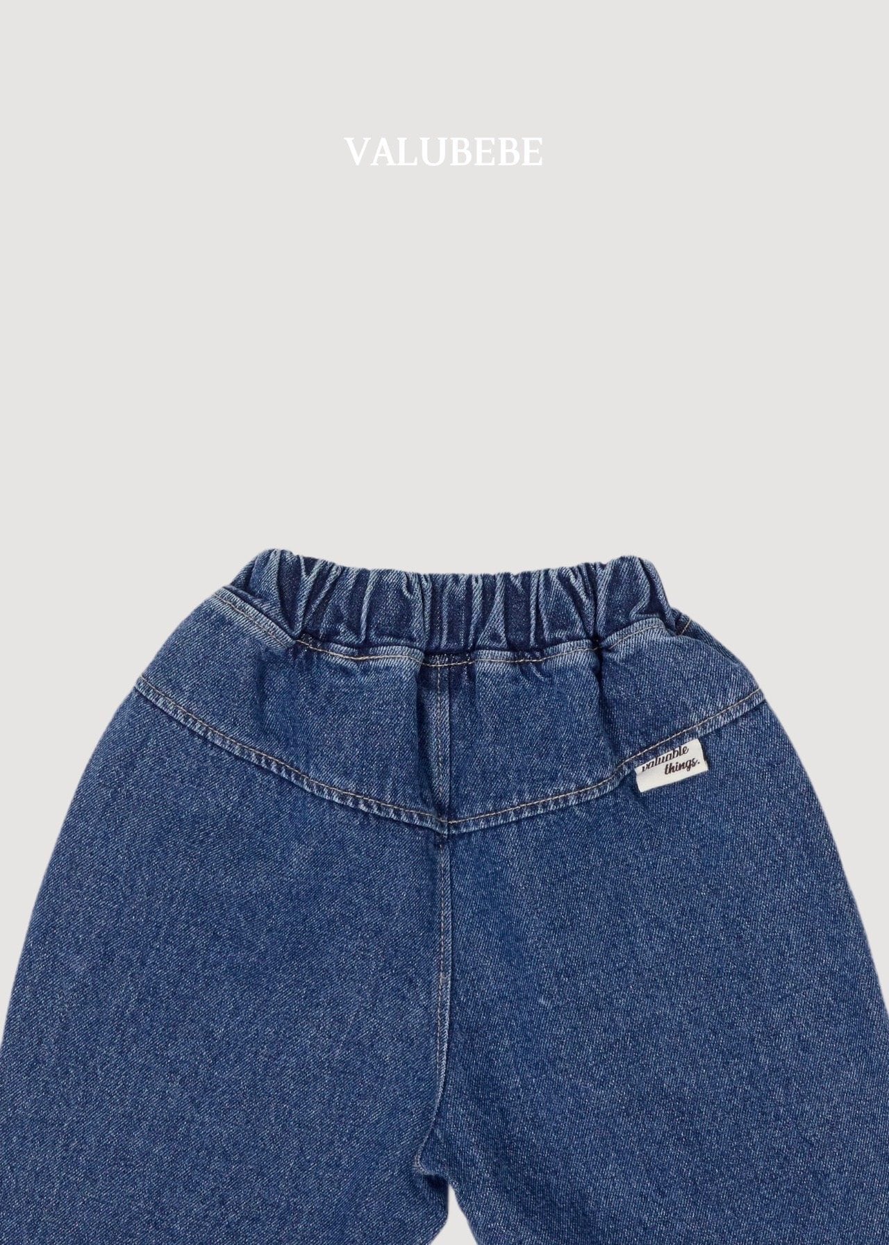 送料無料【予約】/ カットアウトデニムパンツ /valubebe