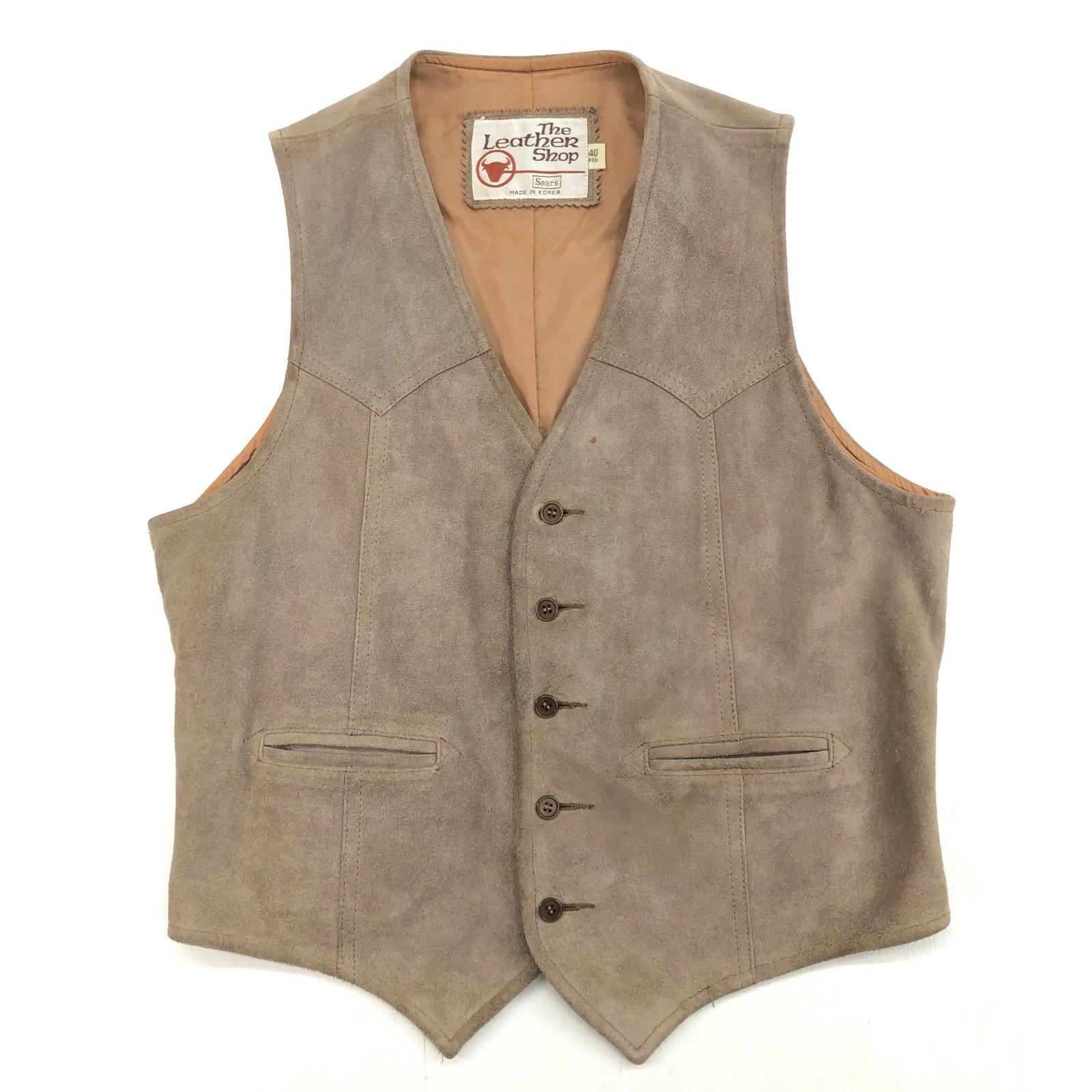SEARS シアーズ THE LEATHR SHOP 70 -80年代 ウエスタン ヨーク