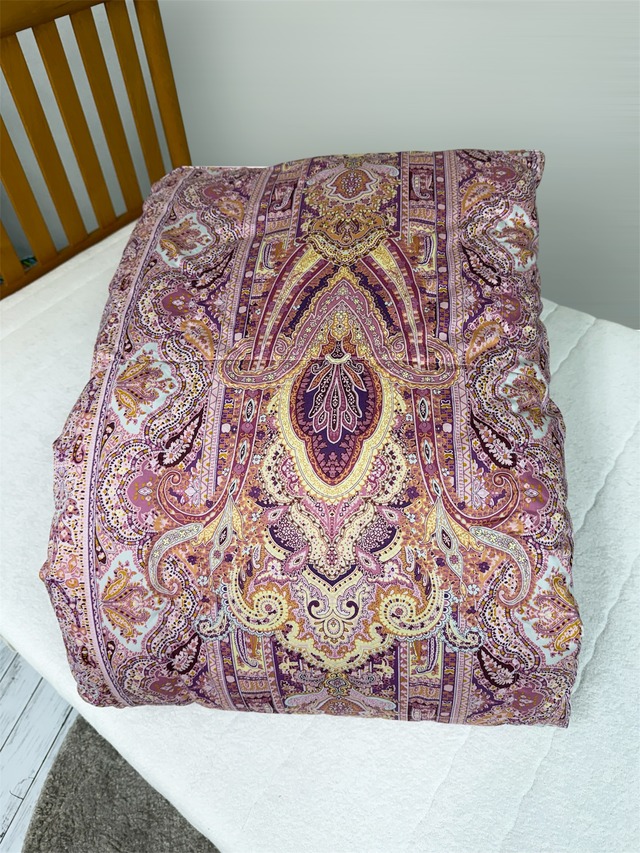 増量タイプ 羽毛肌掛ふとん　ルシェラン【シングル】【ピンク】【ブルー】